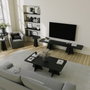 Hanah Home Mushroom Mueble de TV Negro